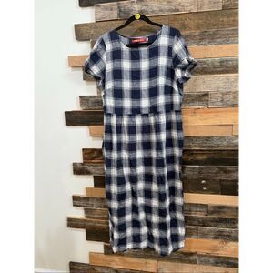 Pyne & Smith white navy blue dress size XL